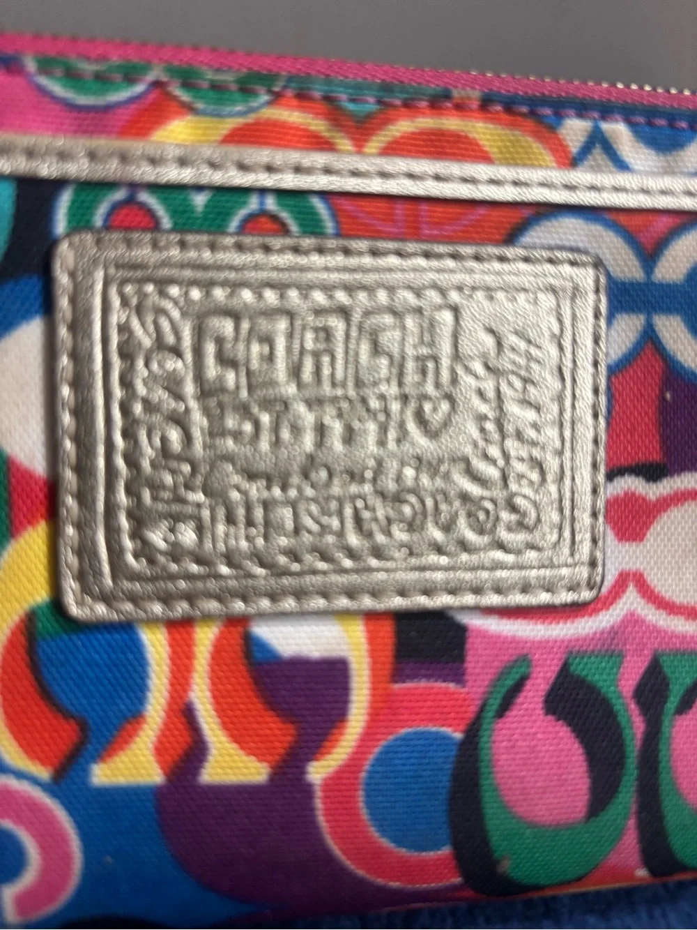 Coach Multicolor Poppy Wristlet